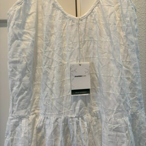 Dharma Bums Yoga Solstice Dress White Size US Women 16/XL New With Tags - Picture 9 of 11